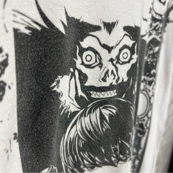 Death Note Women's Medium Anime Manga Graphic Tshirt Short Sleeve **FLAWED** - Picture 4 of 7